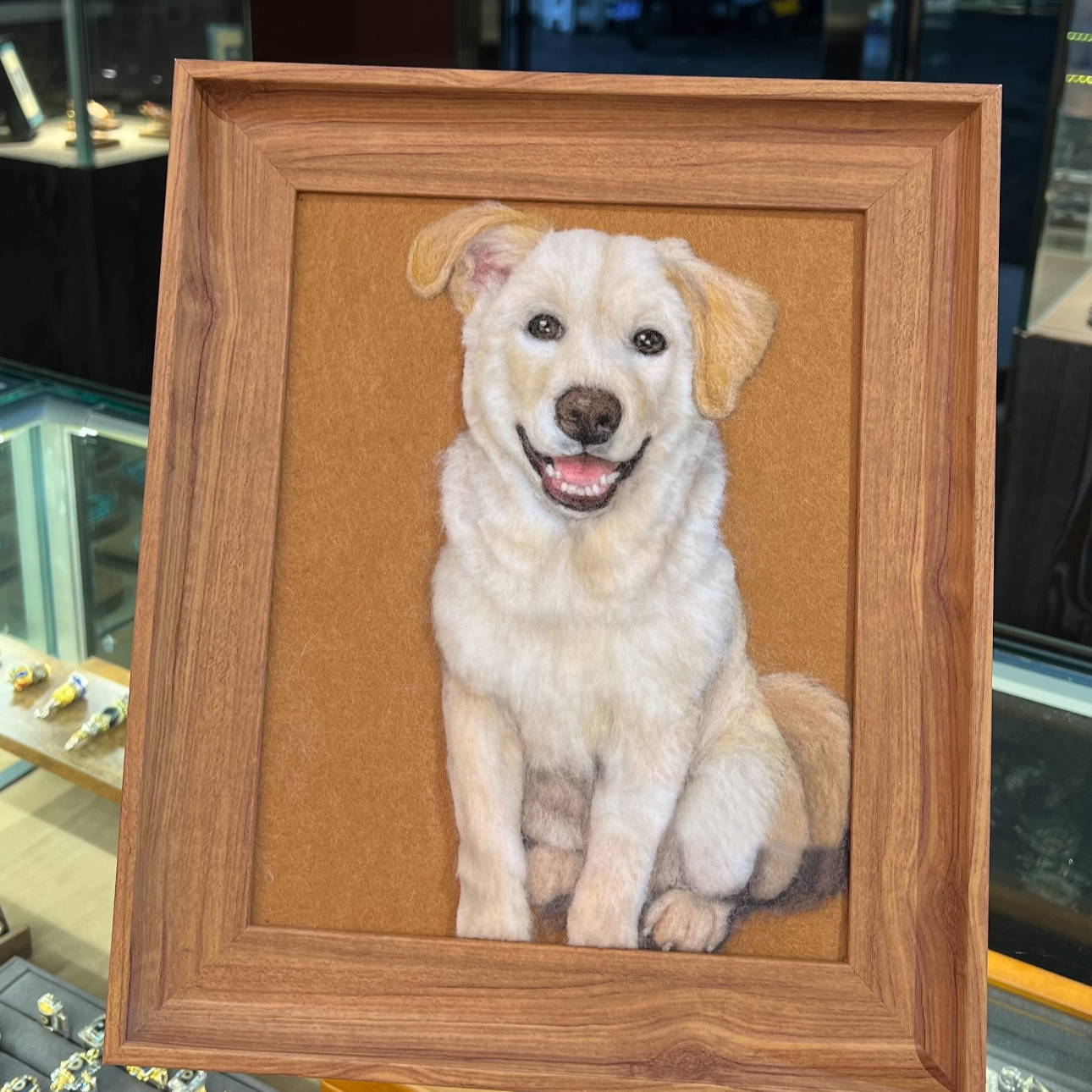 Pet Wool Art Painting - Dog
