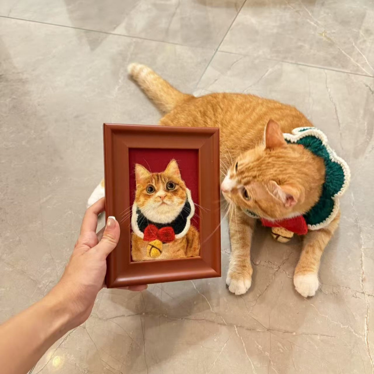 Pet Wool Art Painting - Cat