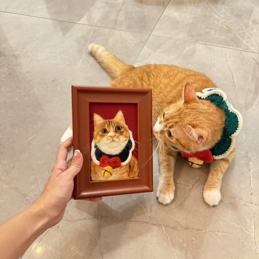 Pet Wool Art Painting - Cat