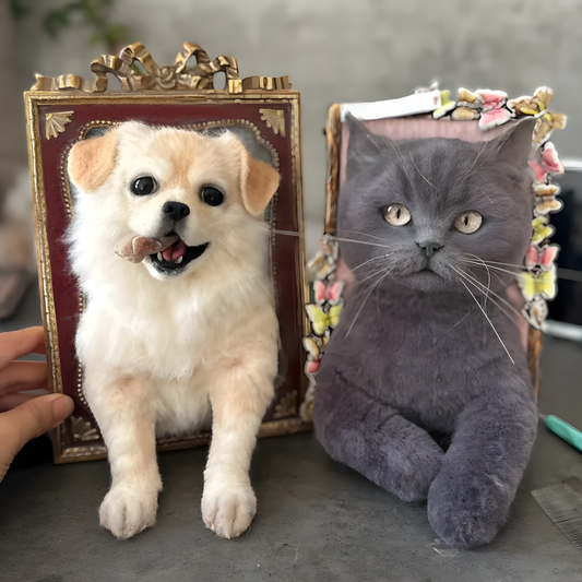 Framed Pet Portrait - Cat